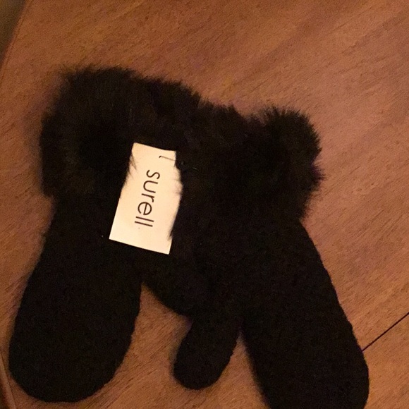 NEW⭐️Surell⭐️Knit muffins in black one size OS - Picture 2 of 3